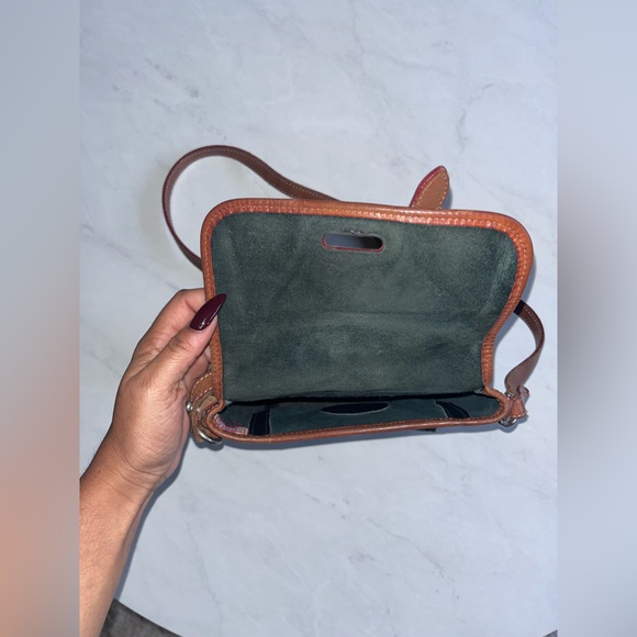 Vintage Dooney & Burke -small leather crossbody bag - Picture 3 of 4